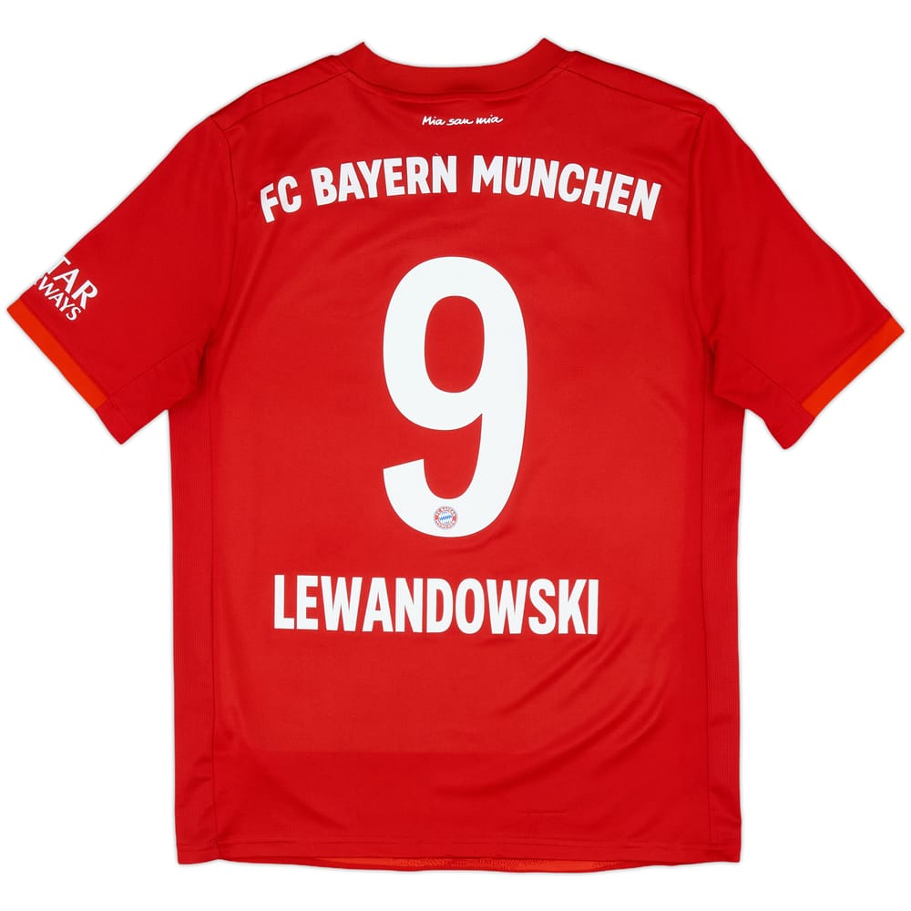 2019-20 Bayern Munich Home Shirt Lewandowski #9 - 8/10 - (XL.Boys)