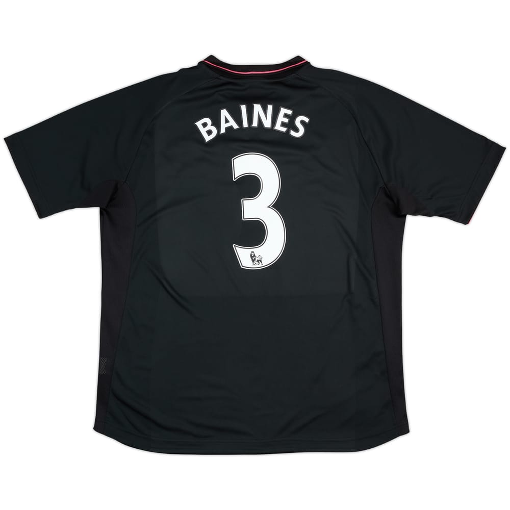 2009-10 Everton Away Shirt Baines #3 - 8/10 - (XXL)