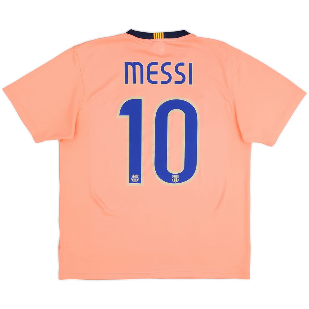 2009-10 Barcelona Basic Away Shirt Messi #10 - 6/10 - (L)