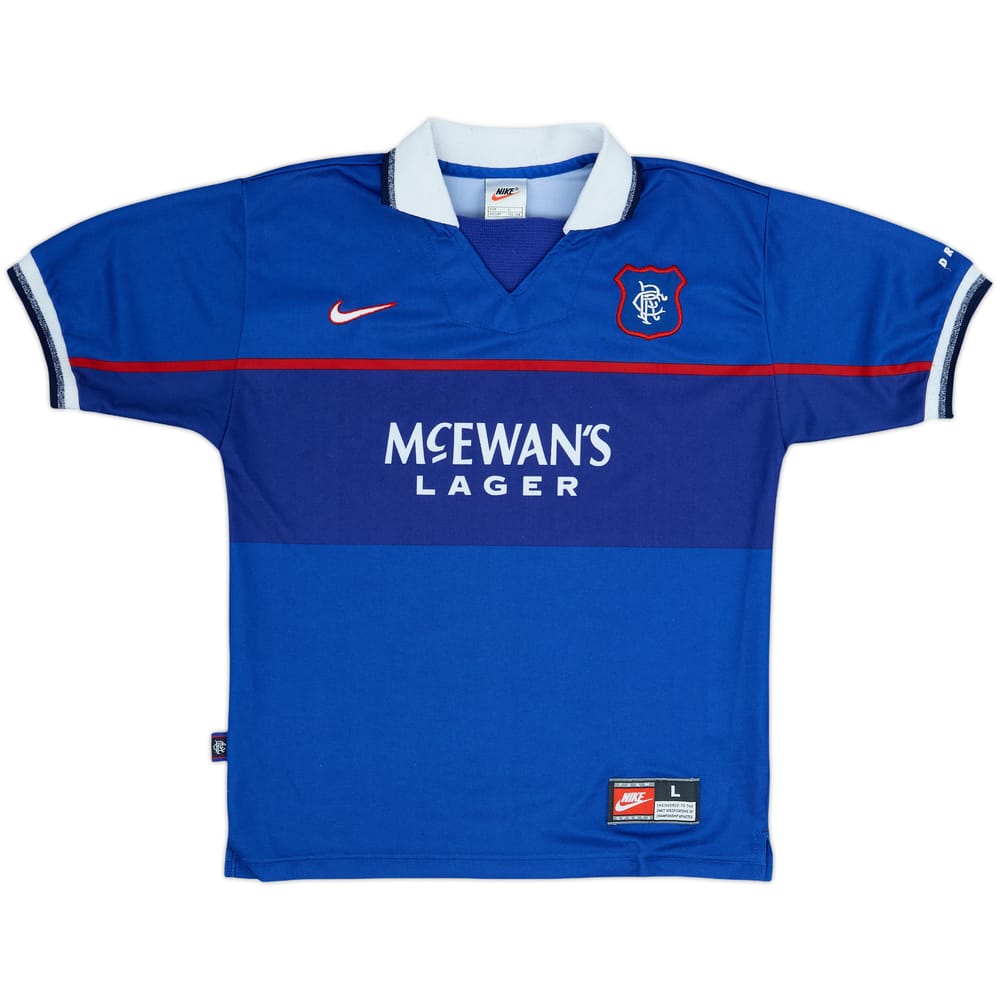 1997-99 Rangers Home Shirt - 7/10 - (L.Boys)