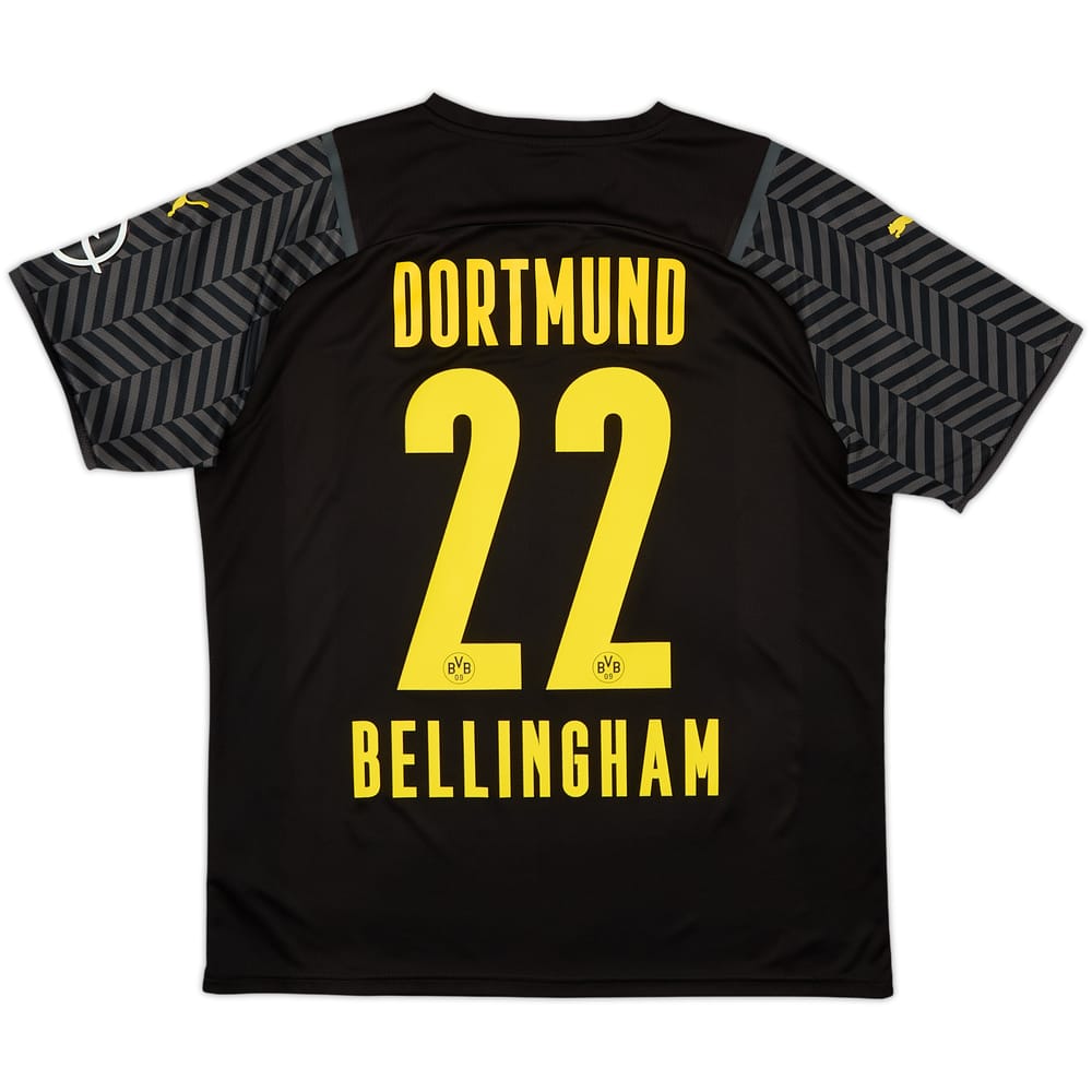 2021-22 Borussia Dortmund Away Shirt Bellingham #22 - 8/10 - (L)