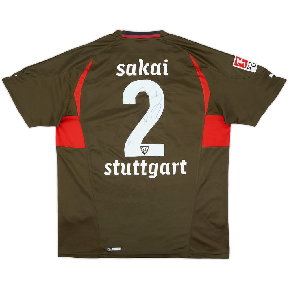 2010-11 Stuttgart Signed Third Shirt Sakai #2 - 8/10 - (L)