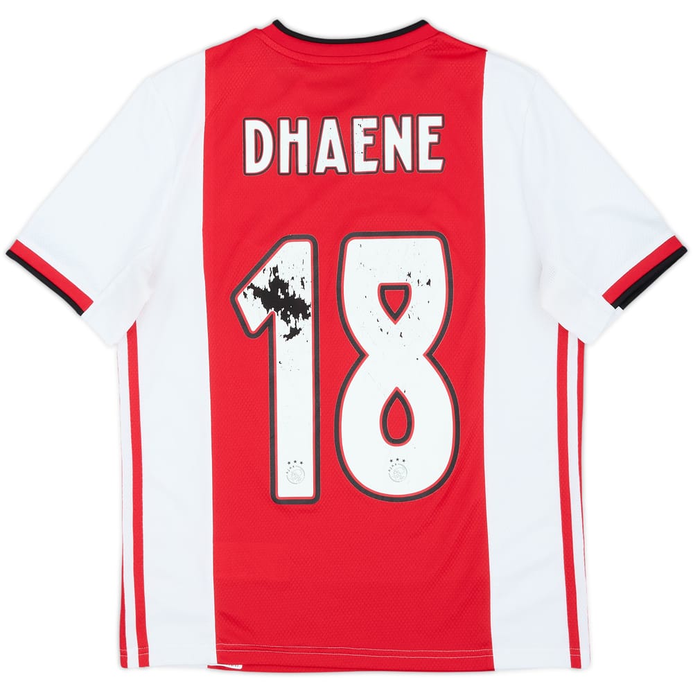 2019-20 Ajax Home Shirt Dhaeme #18 - 4/10 - (L.Boys)