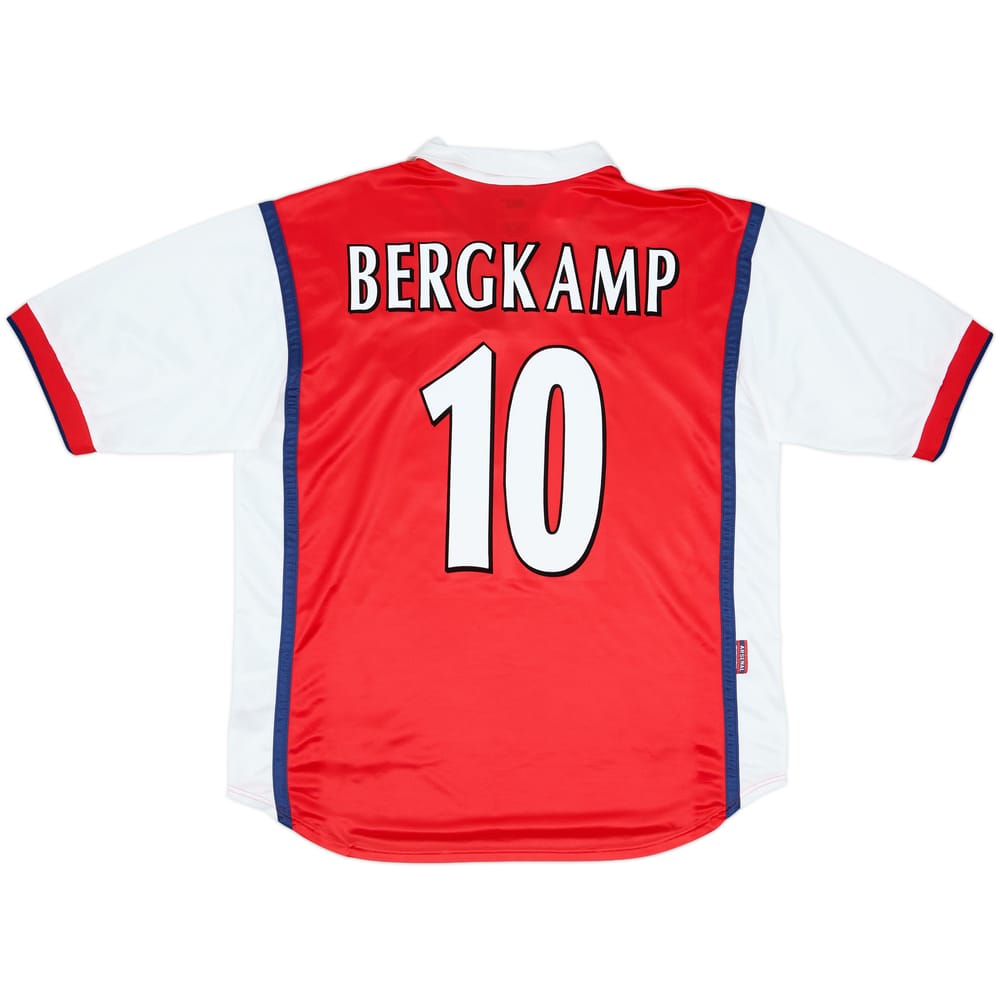 1998-99 Arsenal Home Shirt Bergkamp #10 - 8/10 - (L)
