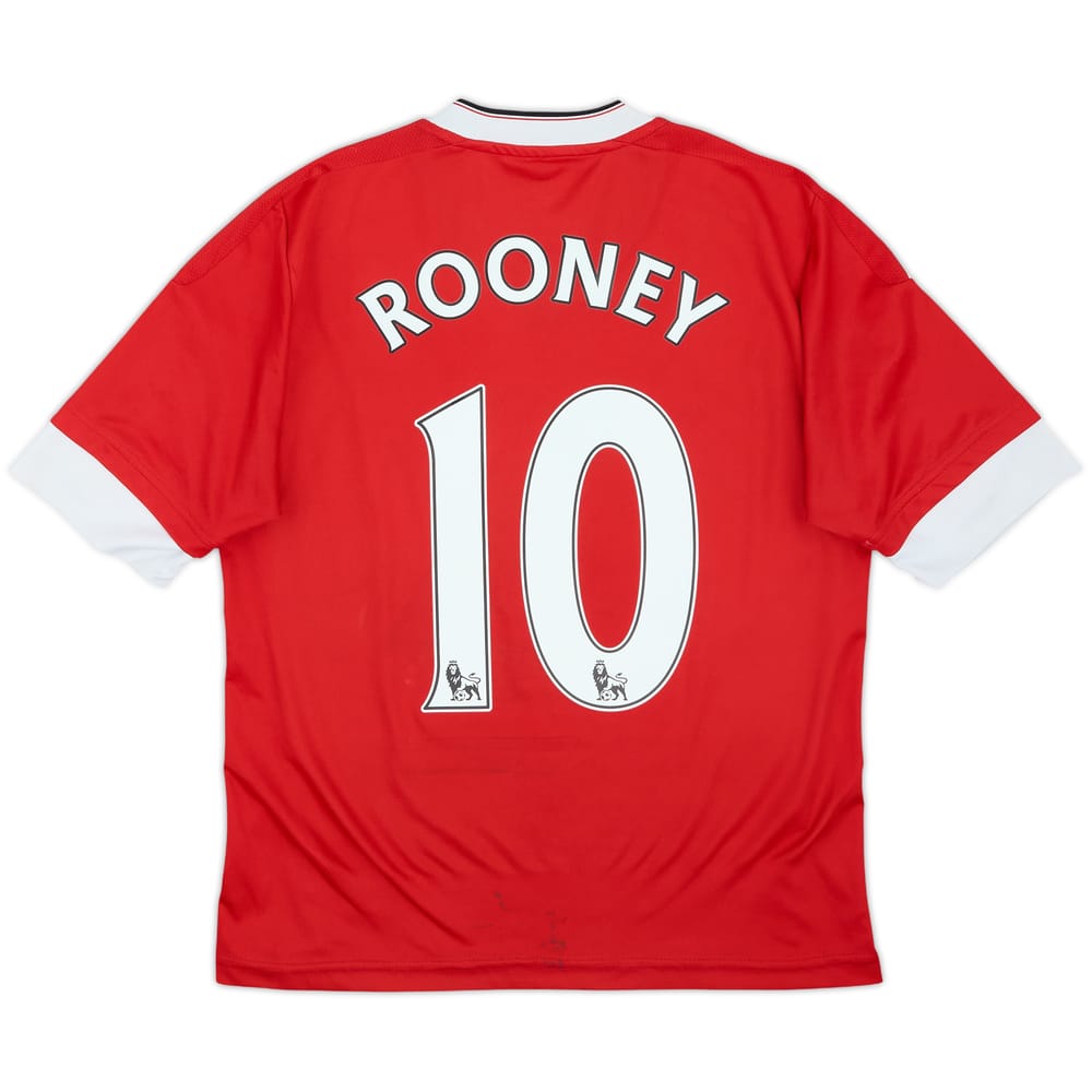 2015-16 Manchester United Camiseta Local Rooney #10 - 6/10 - (XS)