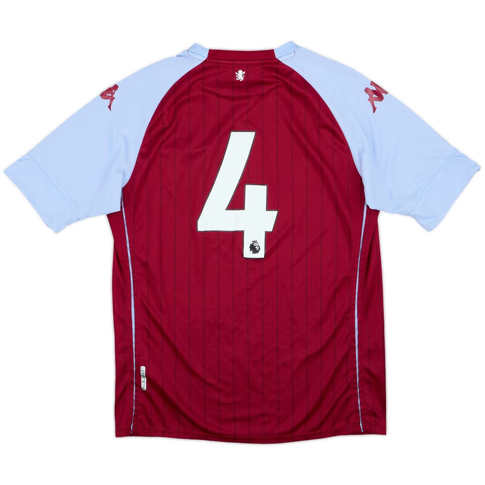 2020-21 Aston Villa Home Shirt #4 - 8/10 - (L)