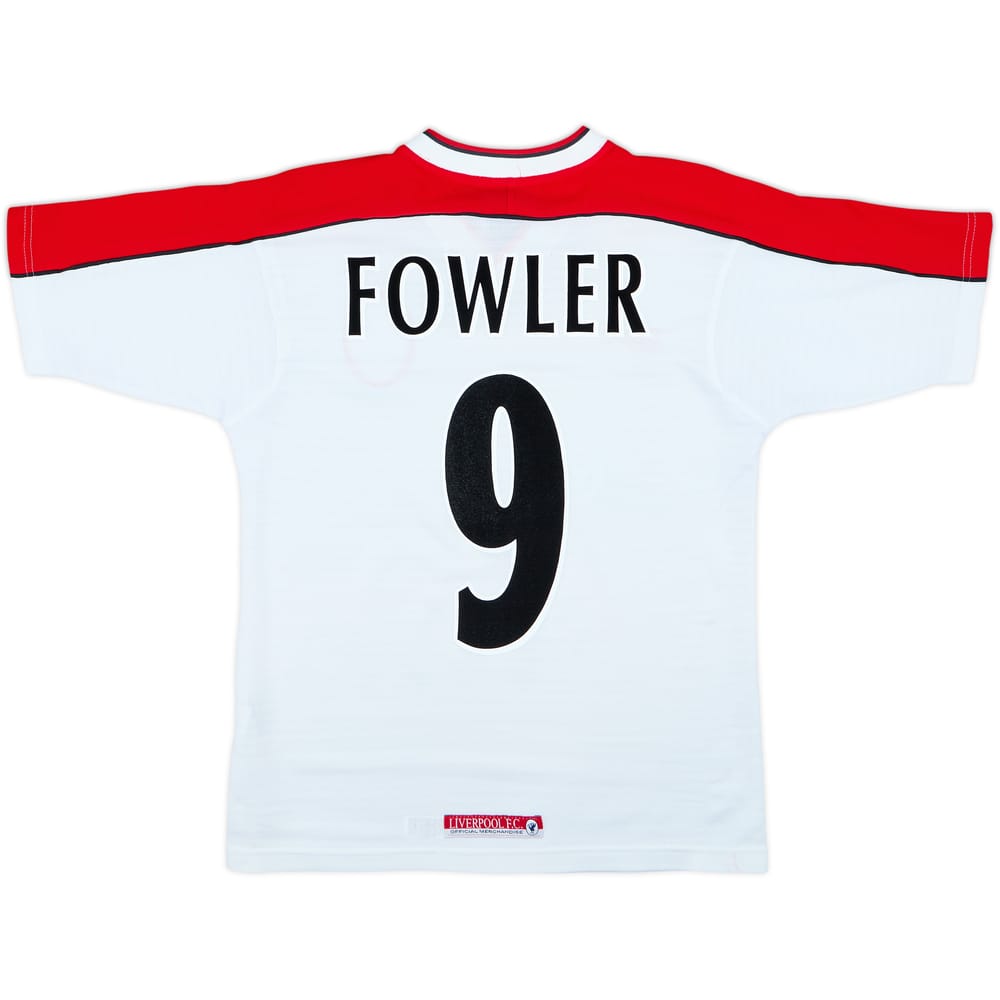 1998-99 Liverpool Away Shirt Fowler #9 - 7/10 - (Y)