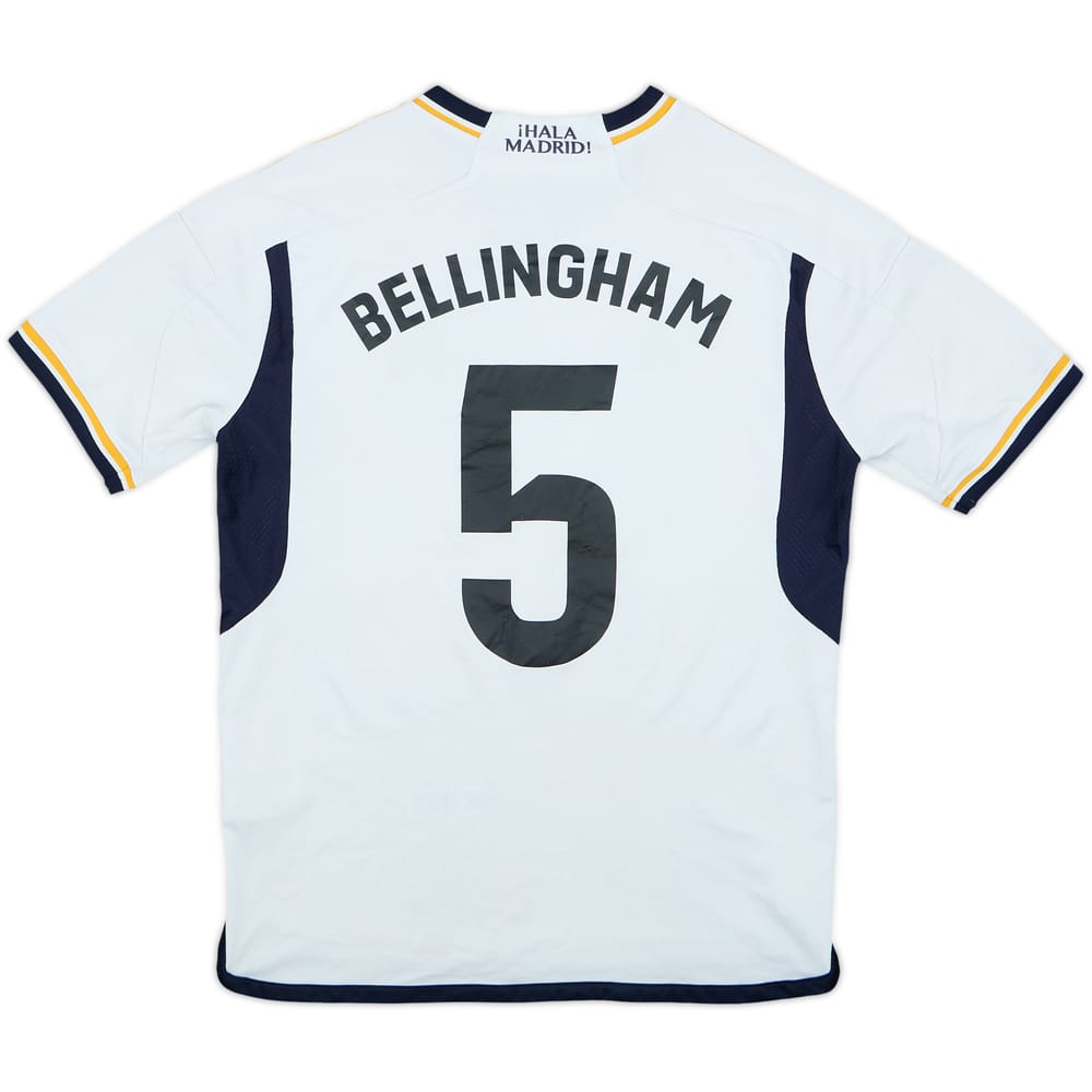 2023-24 Real Madrid Home Shirt Bellingham #5 - 5/10 - (L.Boys)
