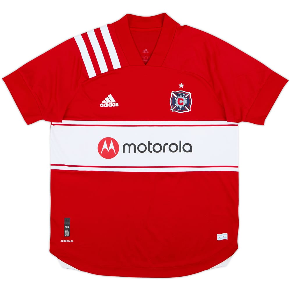 2020 Chicago Fire Authentic Home Shirt - 8/10 - (L)