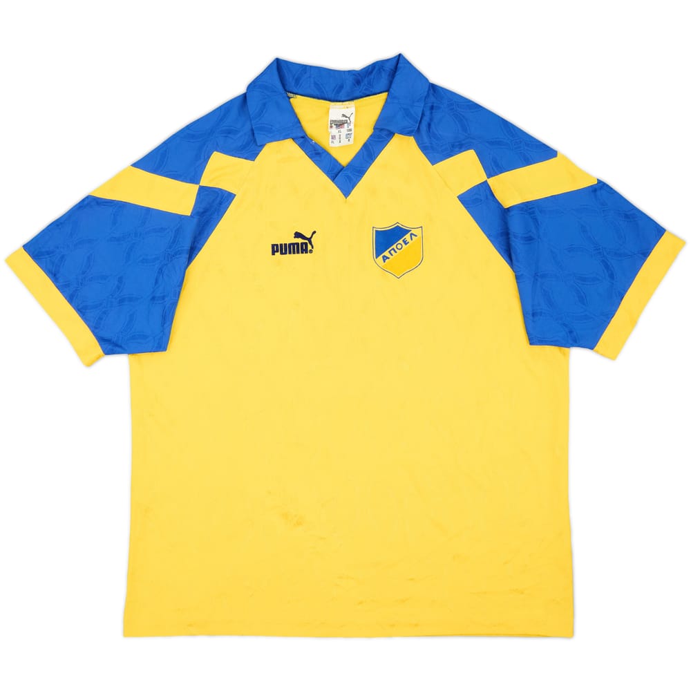 1989-90 APOEL Nicosia Home Shirt - 8/10 - (XL)
