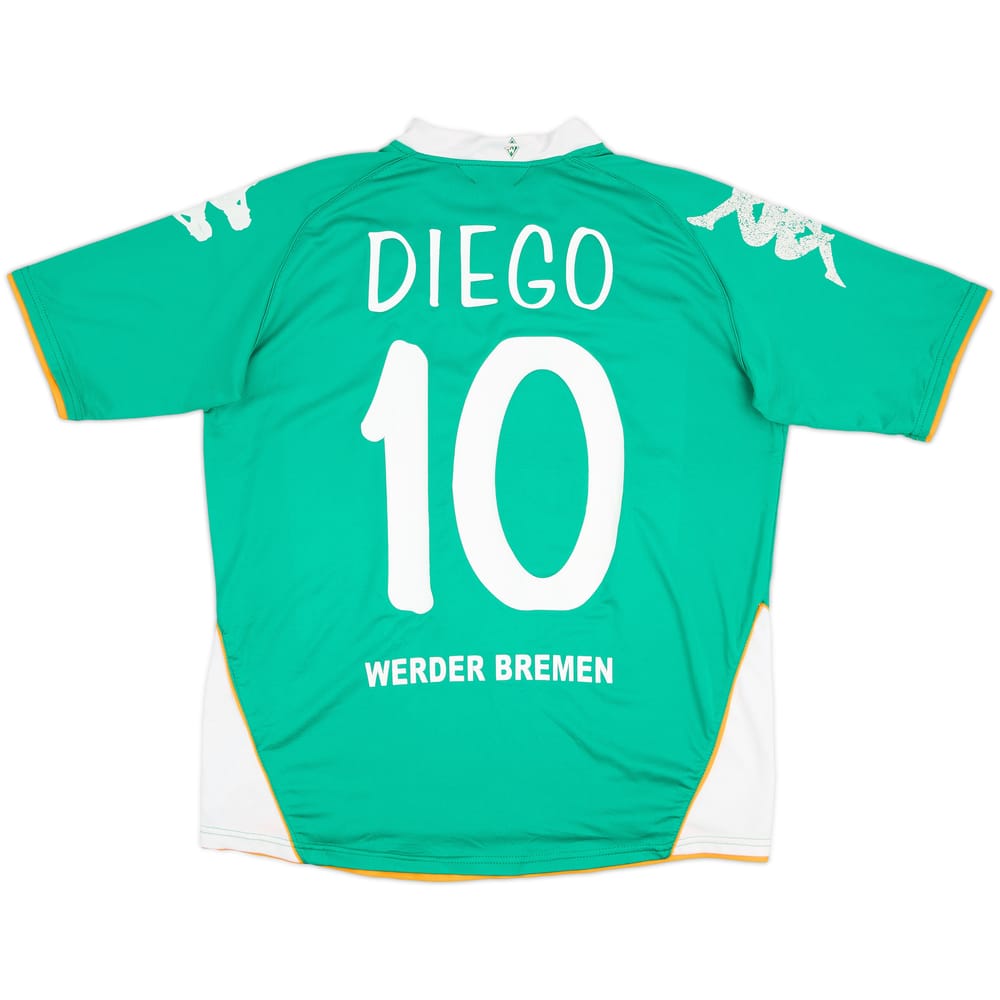 2007-08 Werder Bremen Home Shirt Diego #10 - 6/10 - (M)