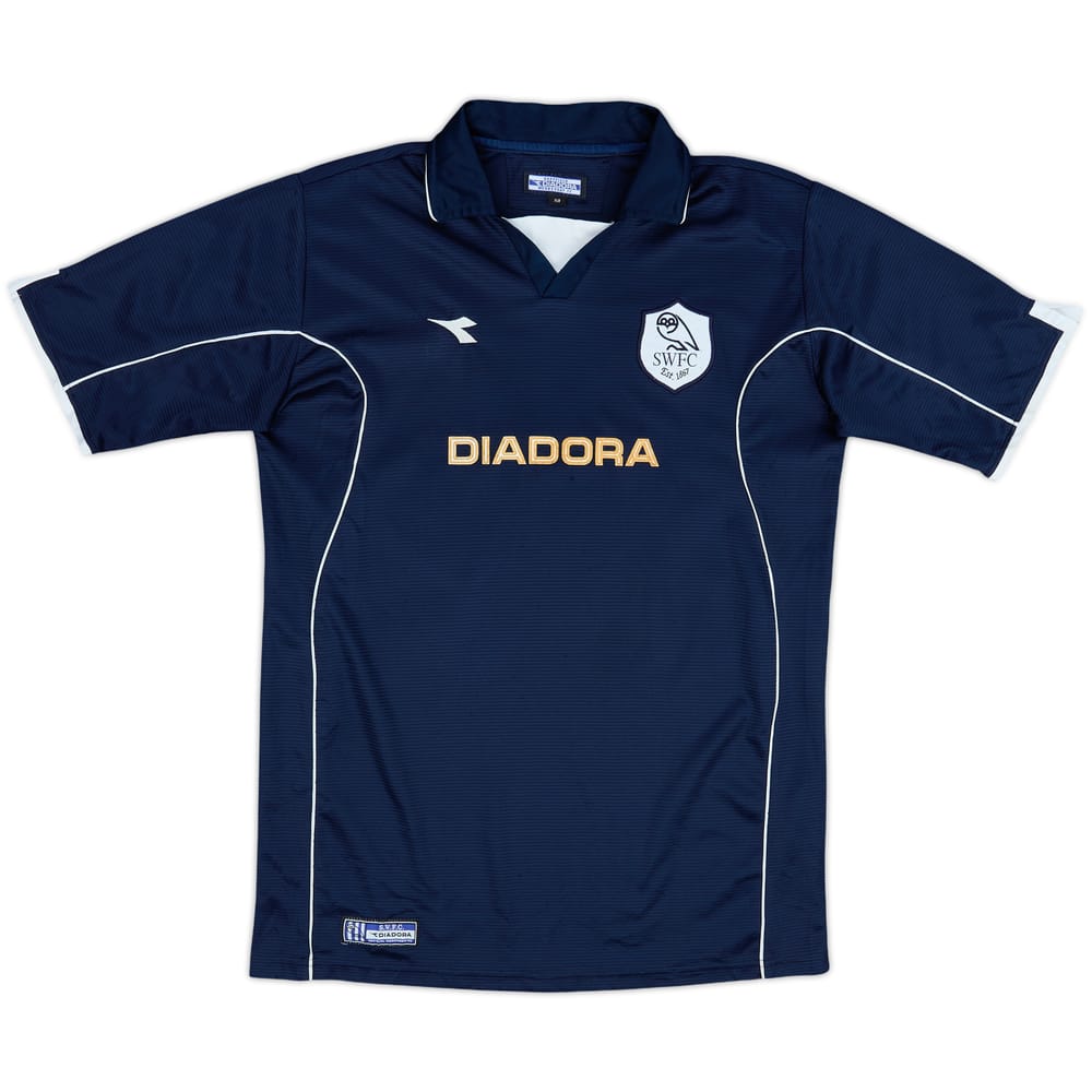 Camiseta de visitante del Sheffield Wednesday 2002-03 - 6/10 - (15-16 Años)
