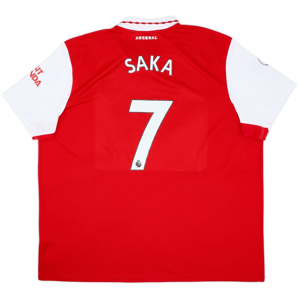 2022-23 Arsenal Home Shirt Saka #7 - 8/10 - (3XL)