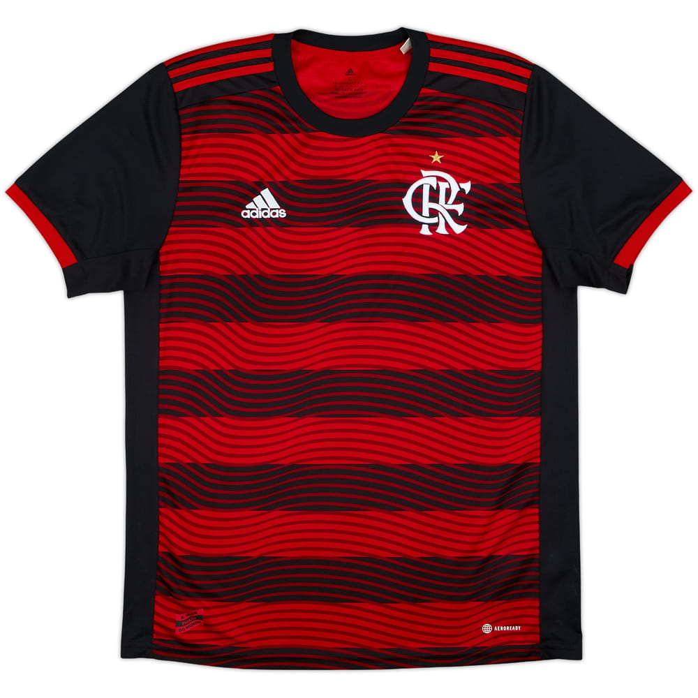 2022 Flamengo Home Shirt - 9/10 - (L)