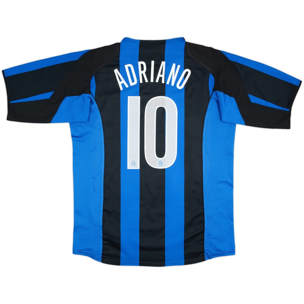 Camiseta de local del Inter Milan 2004-05 Adriano #10 - 6/10 - (L)