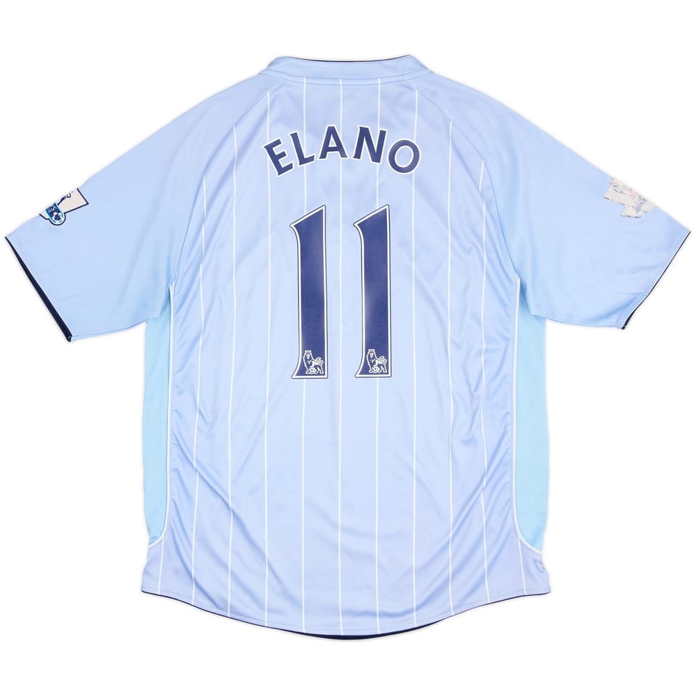 2007-08 Manchester City Home Shirt Elano #11 - 5/10 - (L)