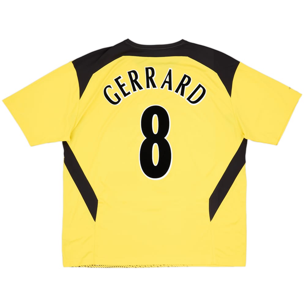 2004-06 Liverpool Away Shirt Gerrard #8 - 8/10 - (XL)