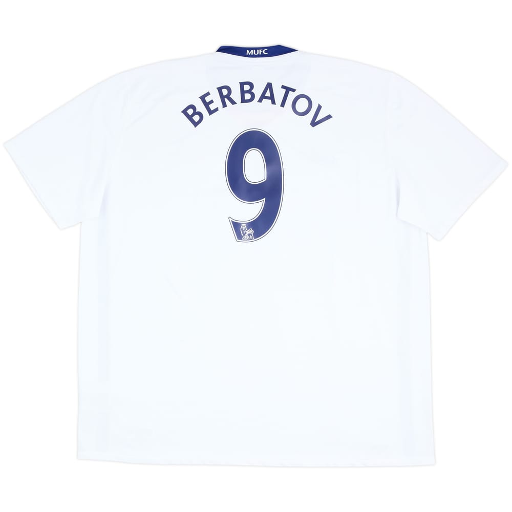 2008-10 Manchester United Away Shirt Berbatov #9 - 8/10 - (3XL)