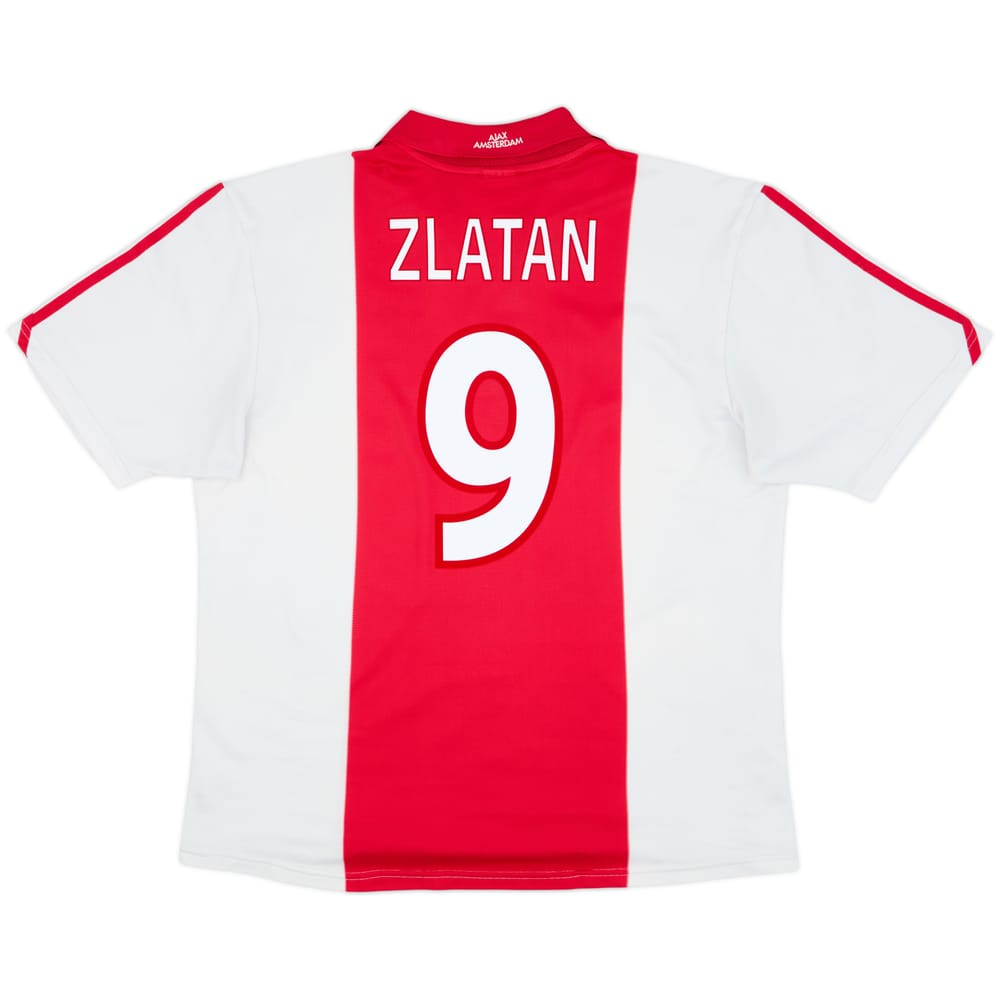 2001-02 Ajax Home Shirt Zlatan #9 - 7/10 - (XL)