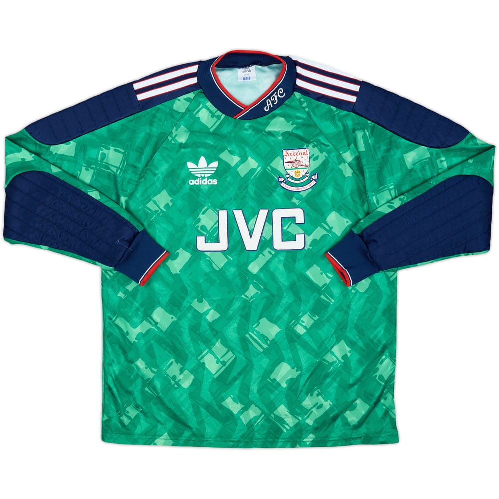 1990-91 Arsenal GK Shirt - 8/10 - (M)