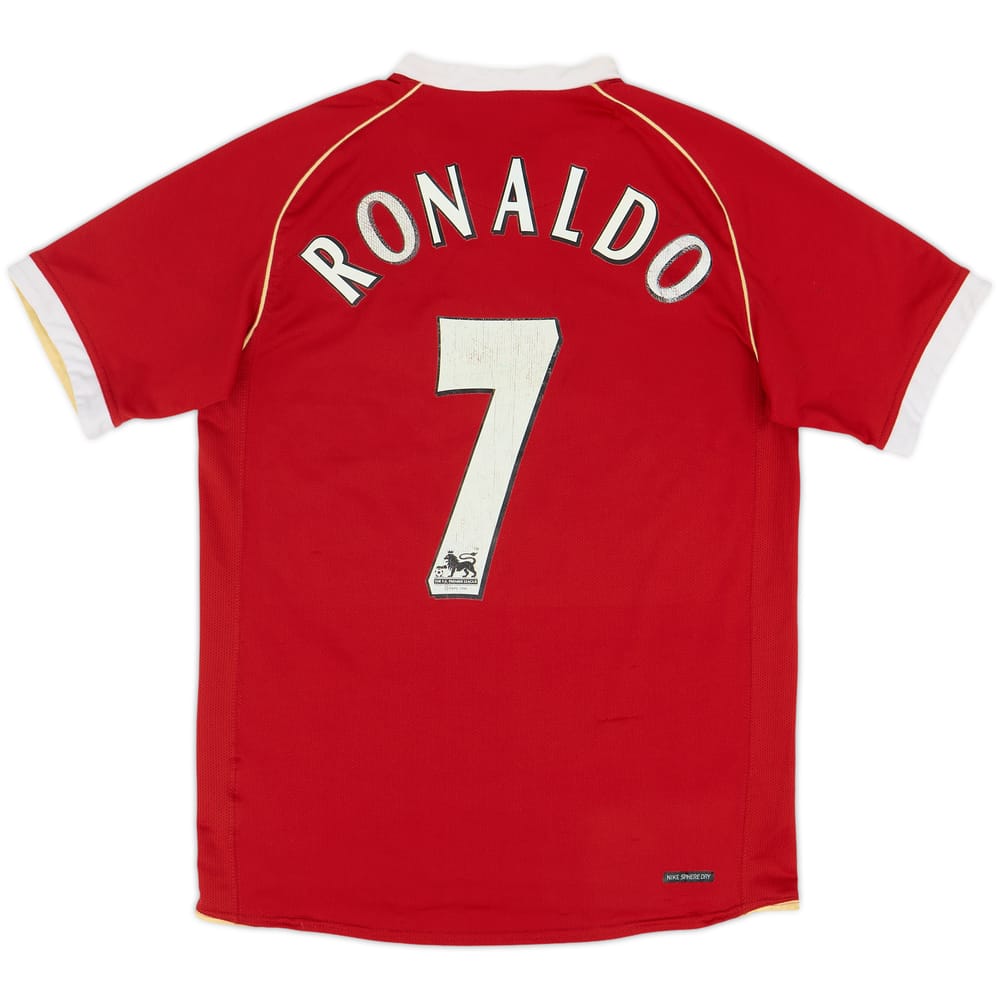 2006-07 Manchester United Home Shirt Ronaldo #7 - 5/10 - (S)