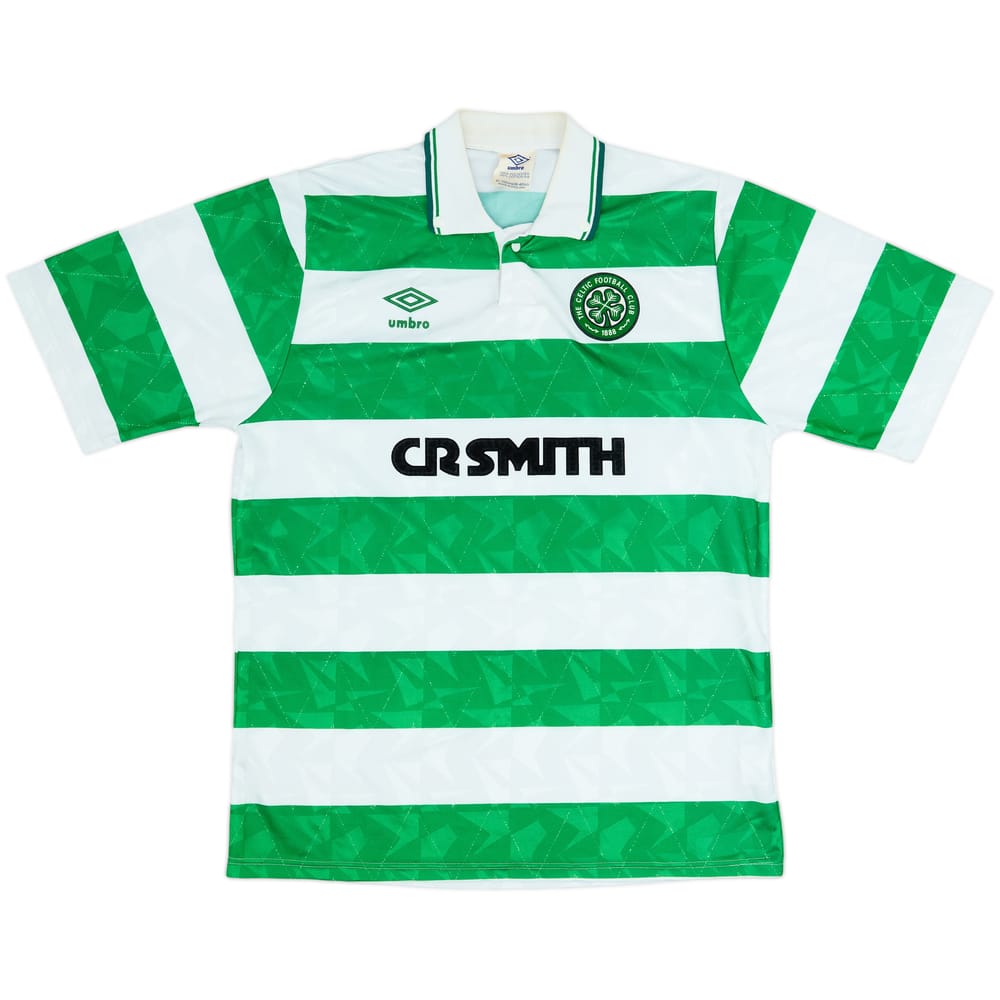 1989-91 Celtic Home Shirt - 8/10 - (M)