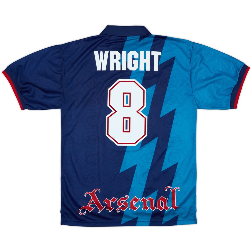 1995-96 Arsenal Away Shirt Wright #8 - 8/10 - (L)