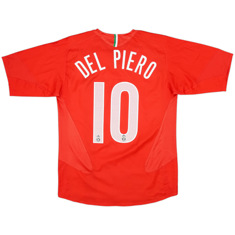 2005-06 Juventus Away Shirt Del Piero #10 - 5/10 - (S)