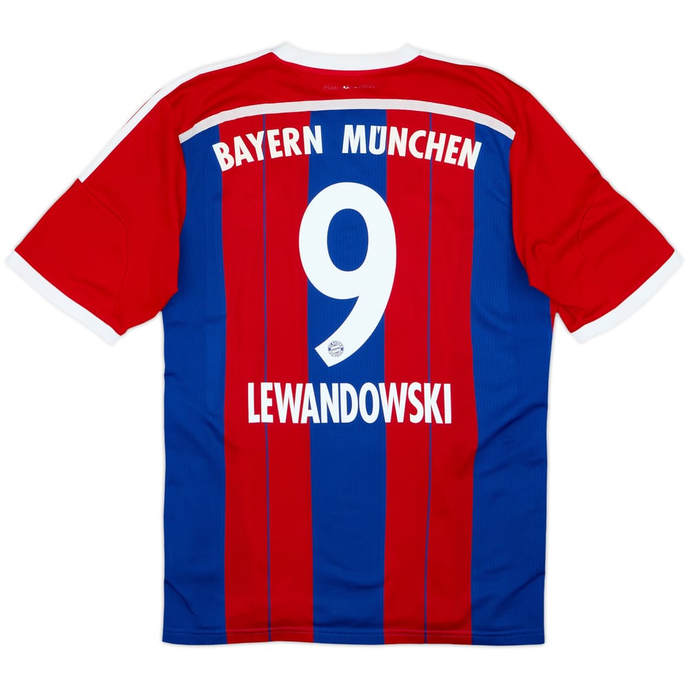 2014-15 Bayern Munich Home Shirt Lewandowski #9 - 6/10 - (L)