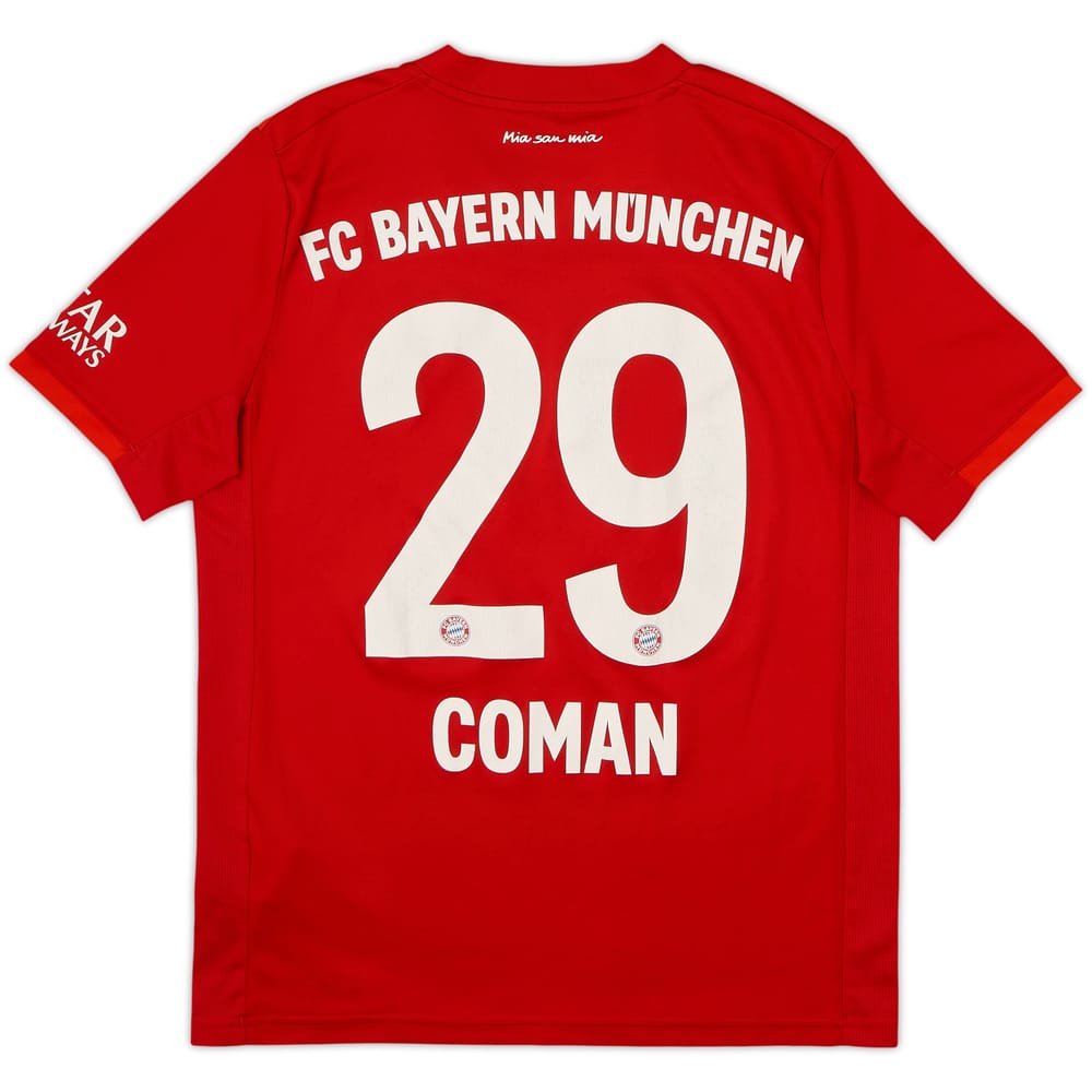 2019-20 Bayern Munich Home Shirt Coman #29 - 7/10 - (L.Boys)
