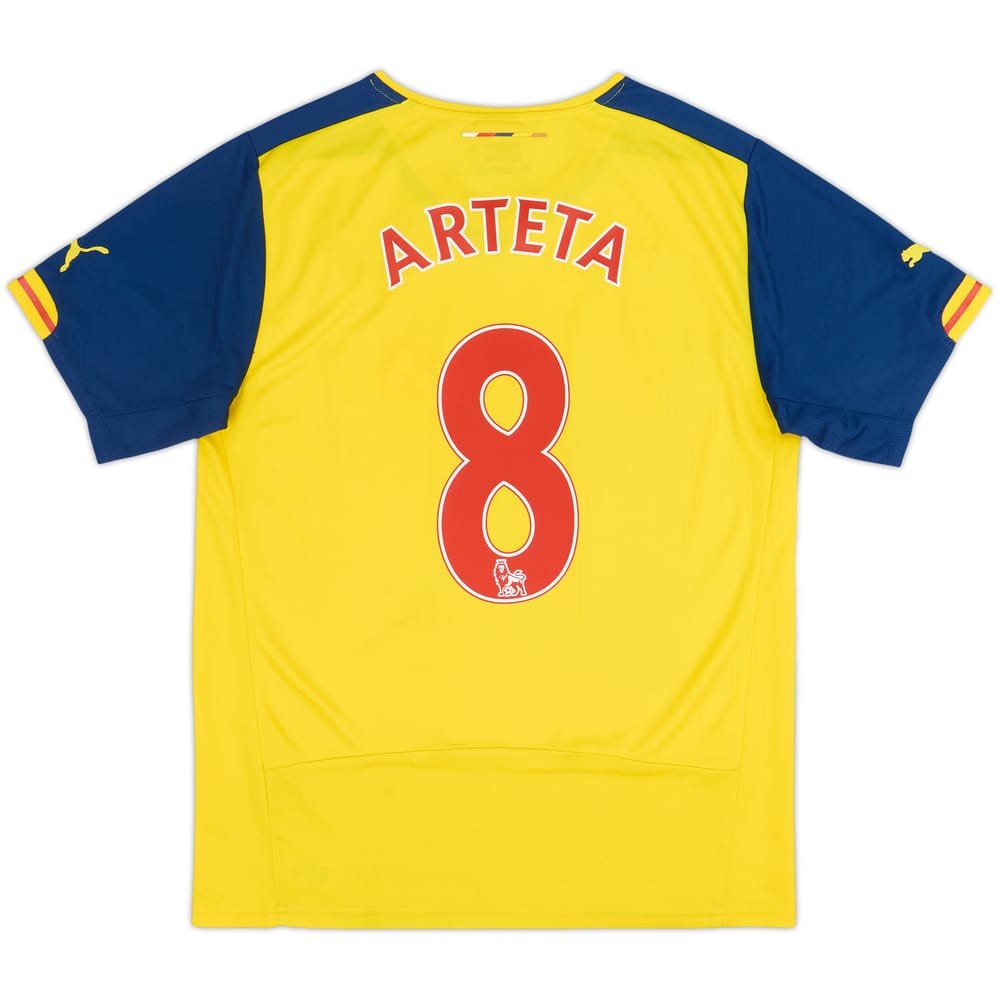 2014-15 Arsenal Away Shirt Arteta #8 - 7/10 - (M)