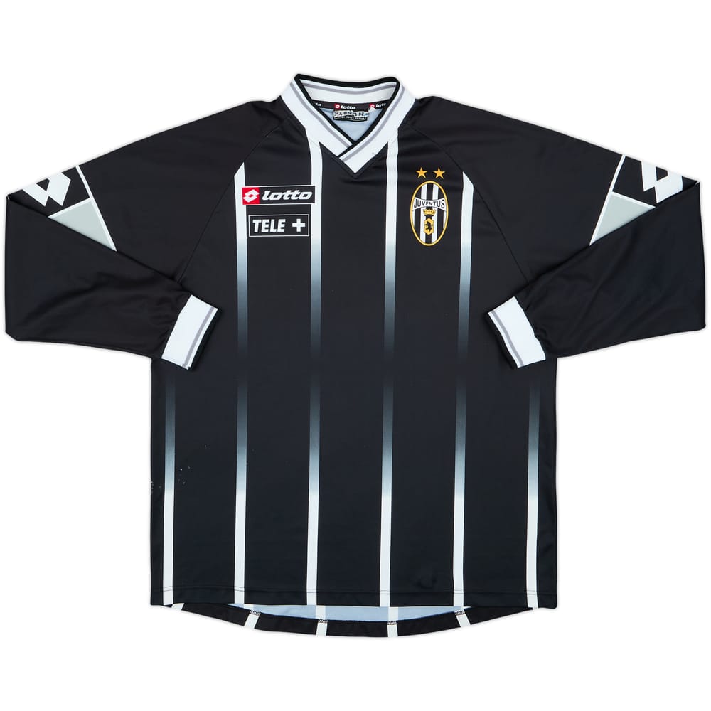 2000-01 Juventus Lotto Training L/S Shirt - 6/10 - (XL)