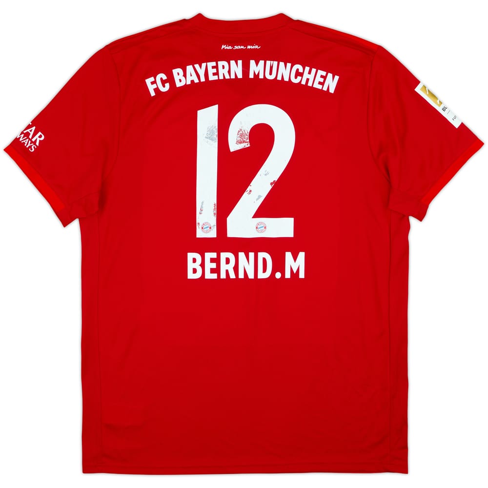 2019-20 Bayern Munich Home Shirt Bernd. M #12 - 5/10 - (XL)