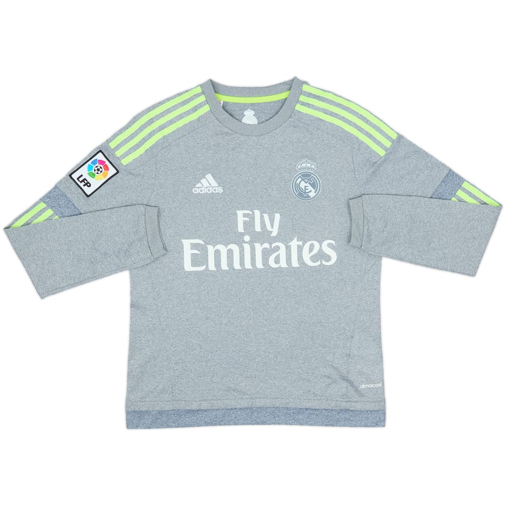 2015-16 Real Madrid Away L/S Shirt - 8/10 - (L.Boys)
