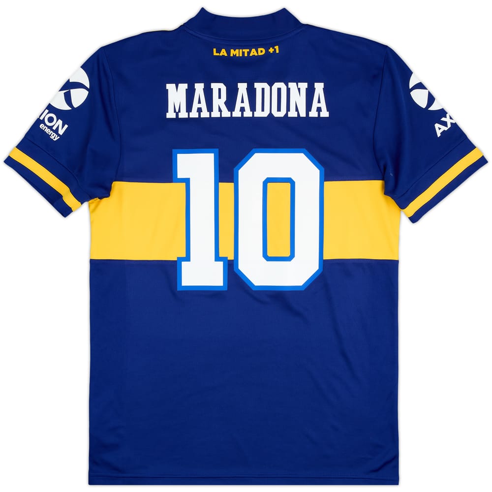 2020-21 Boca Juniors Home Shirt Maradona #10 - 8/10 - (M)
