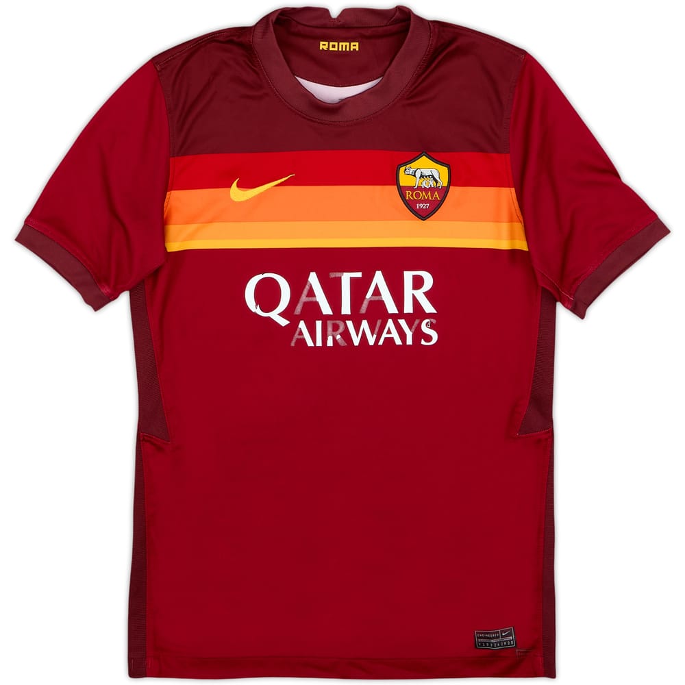 2020-21 Roma Home Shirt - 4/10 - (13-14 Years)