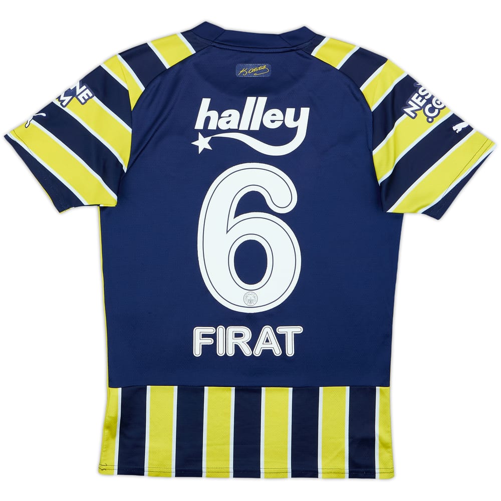 2022-23 Fenerbahce Home Shirt Firat #6 - 6/10 - (S)