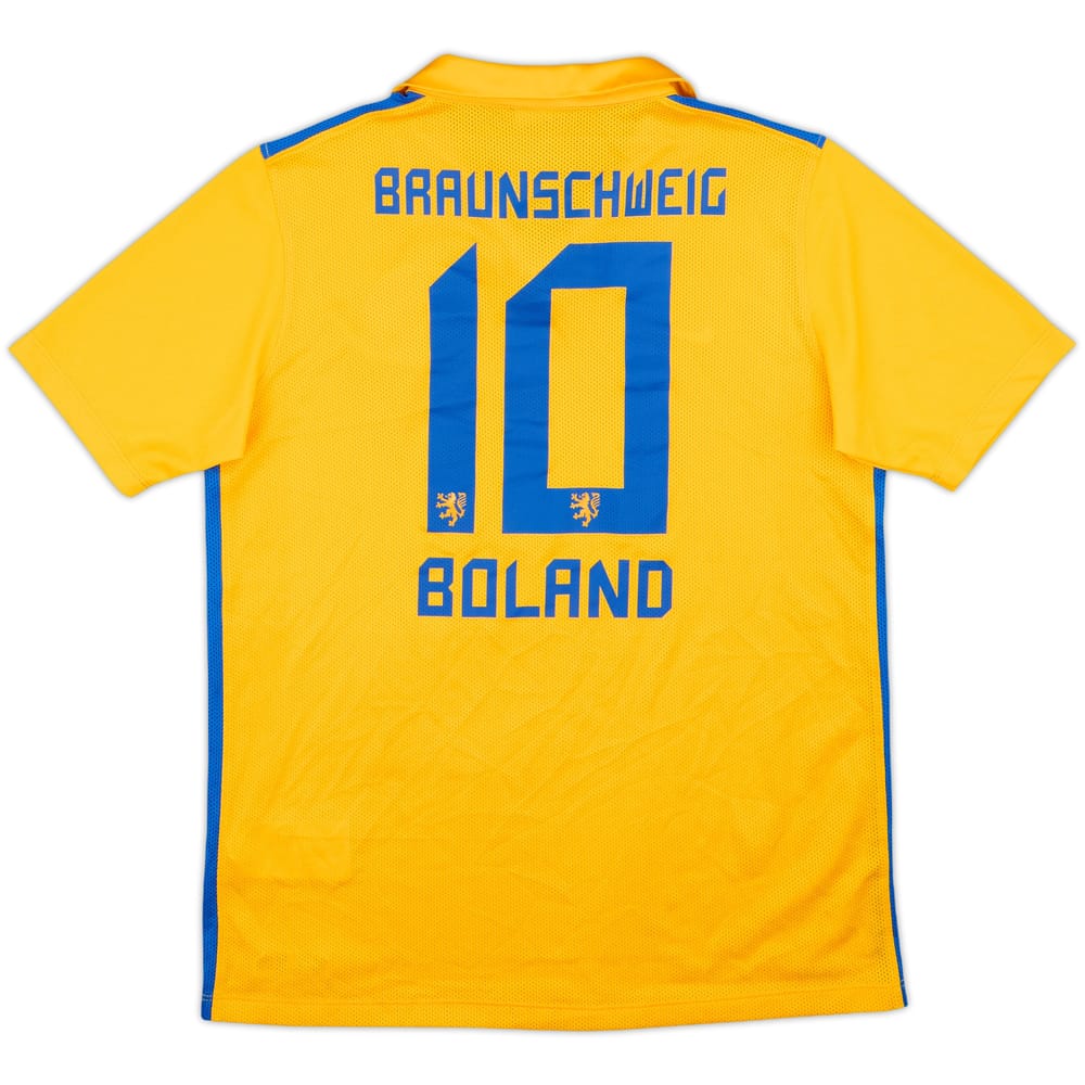 2015-16 Eintracht Braunschweig Home Shirt Boland #10 - 8/10 - (XL.Boys)