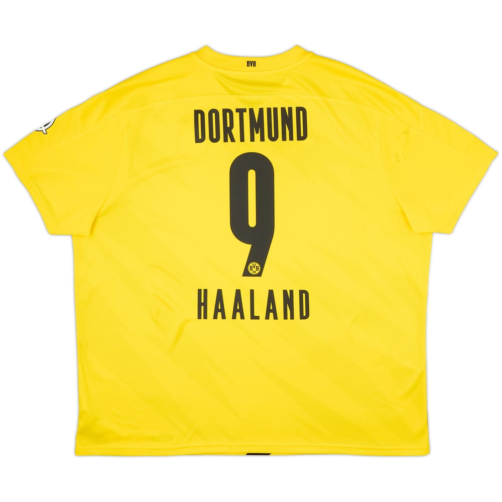 2020-21 Borussia Dortmund Home Shirt Haaland #9 - 8/10 - (4XL)