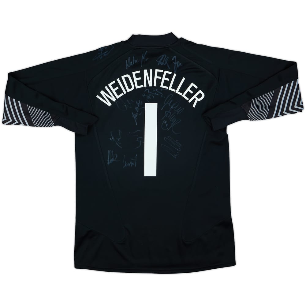 Camiseta de portero del Borussia Dortmund 2005-06 autografiada Weidenfeller #1 - 5/10 - (M)