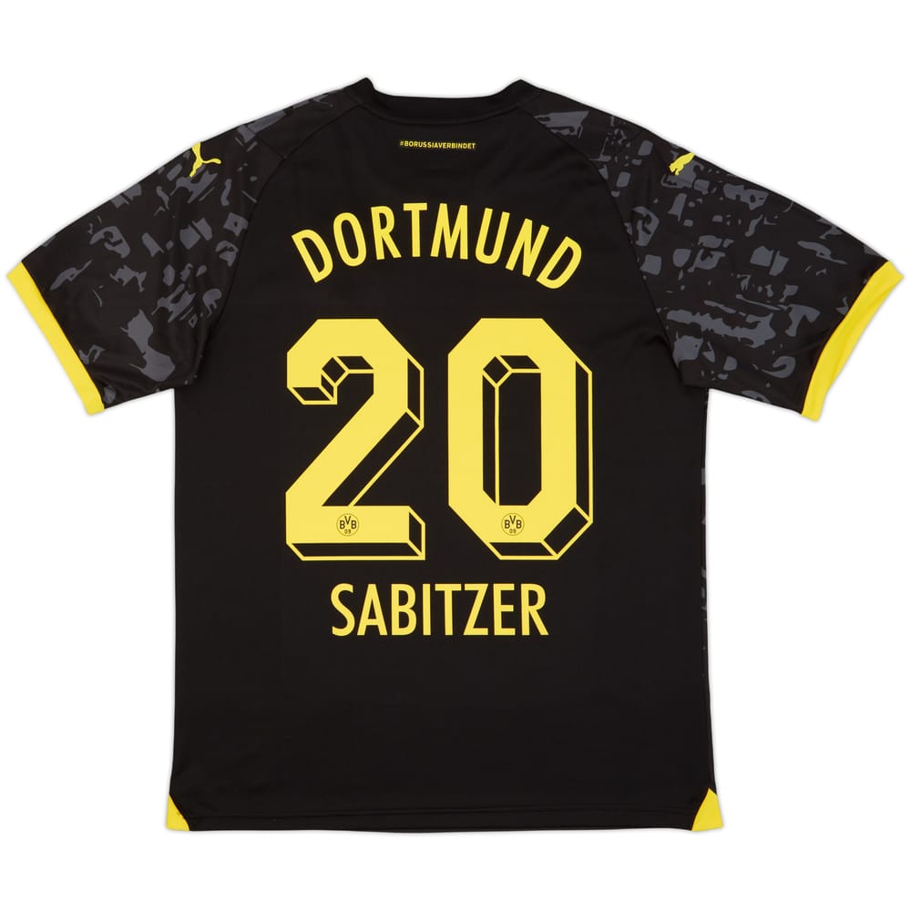 2023-24 Borussia Dortmund Away Shirt Sabitzer #20 - 8/10 - (XL)