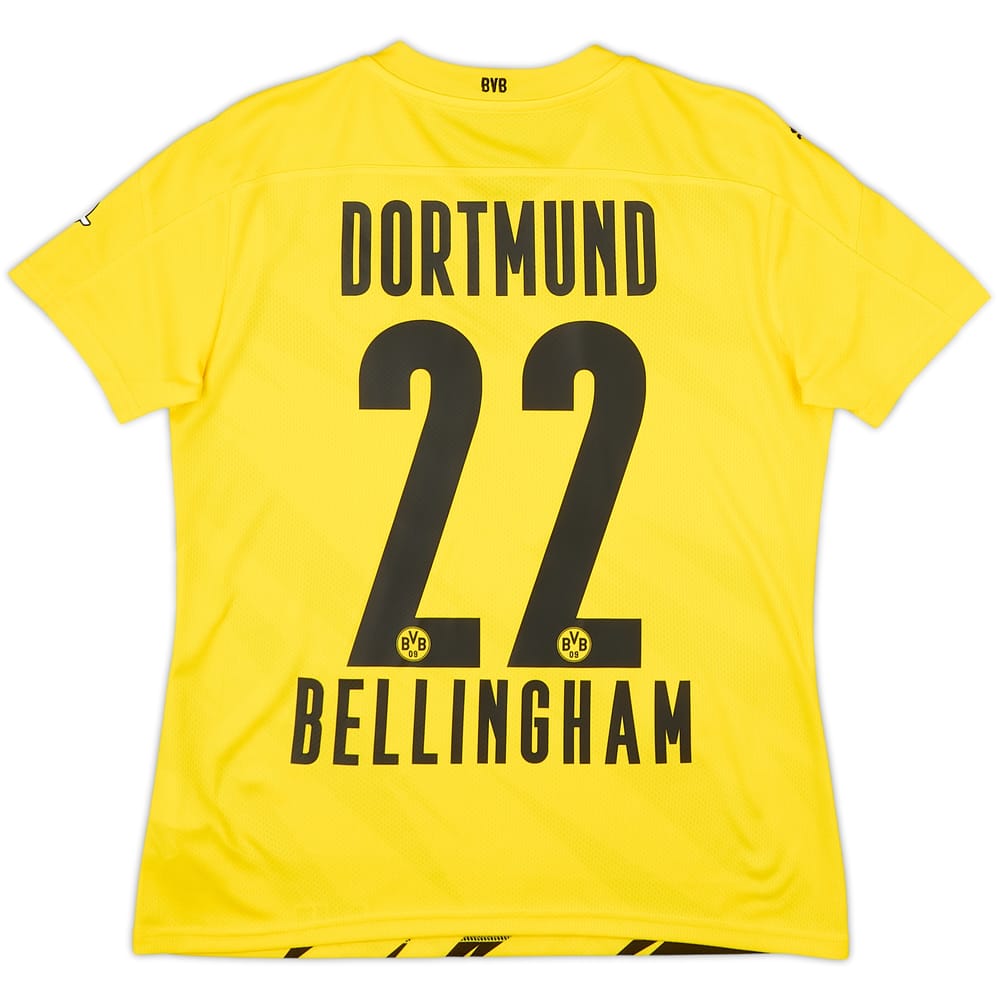 2020-21 Borussia Dortmund Home Shirt Bellingham #22 - 8/10 - (Women's M)