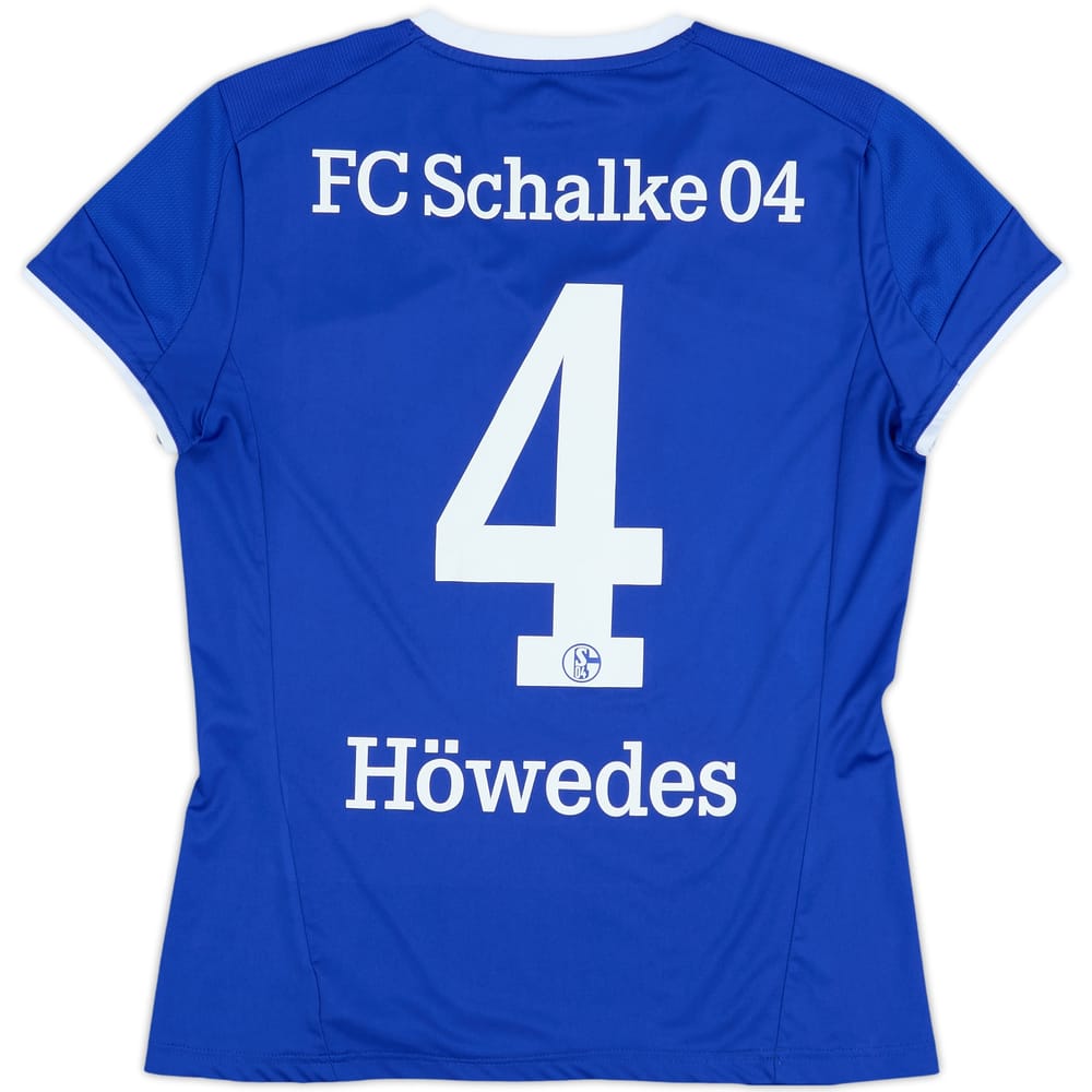 2012-14 Schalke Home Shirt Howedes #4 - 6/10 - (Women's L)