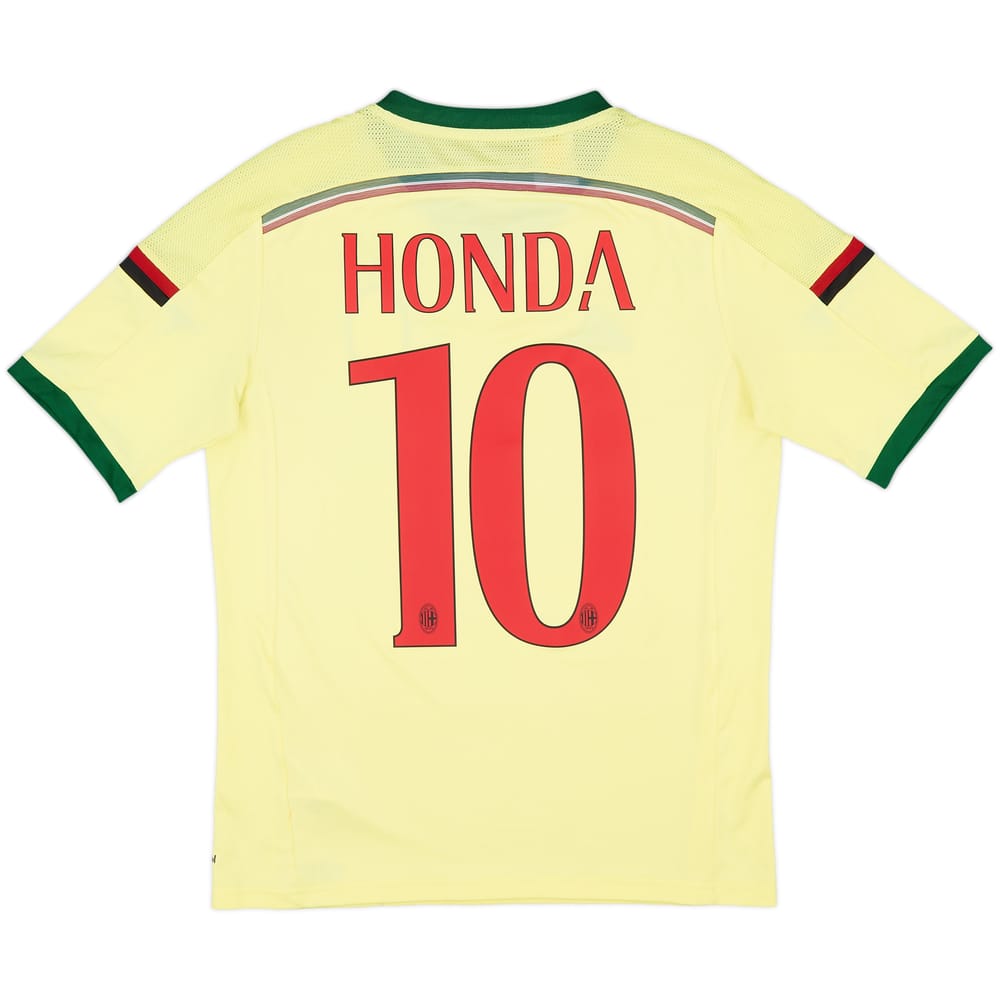 2014-15 AC Milan Third Shirt Honda #10 - 7/10 - (XL.Boys)