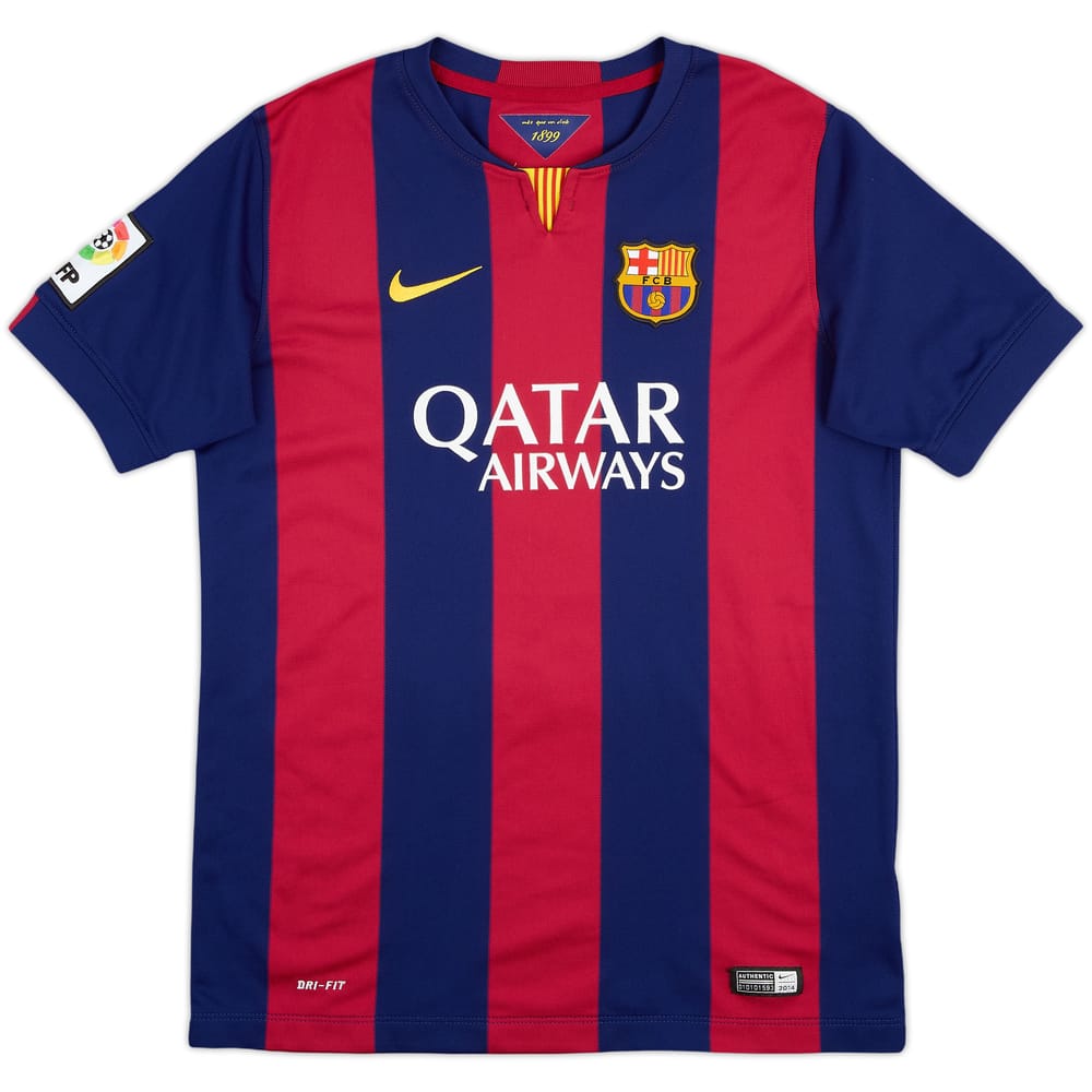 2014-15 Barcelona Home Shirt - 9/10 - (14-15 Years)