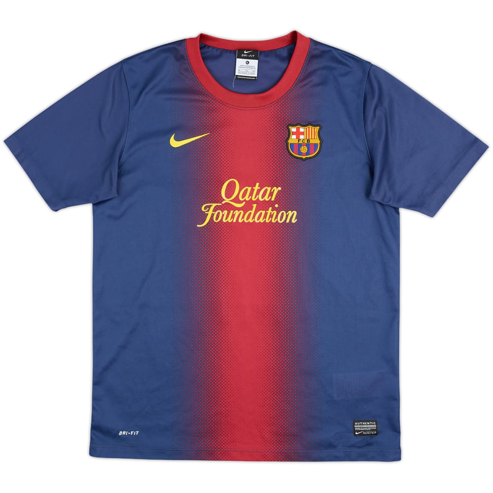 2012-13 Barcelona Basic Home Shirt - 9/10 - (15-16 Years)