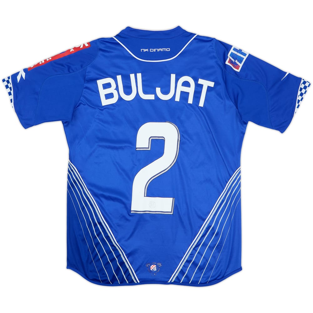 2008-09 Dinamo Zagreb Home Shirt Buljat #2 - 7/10 - (L)