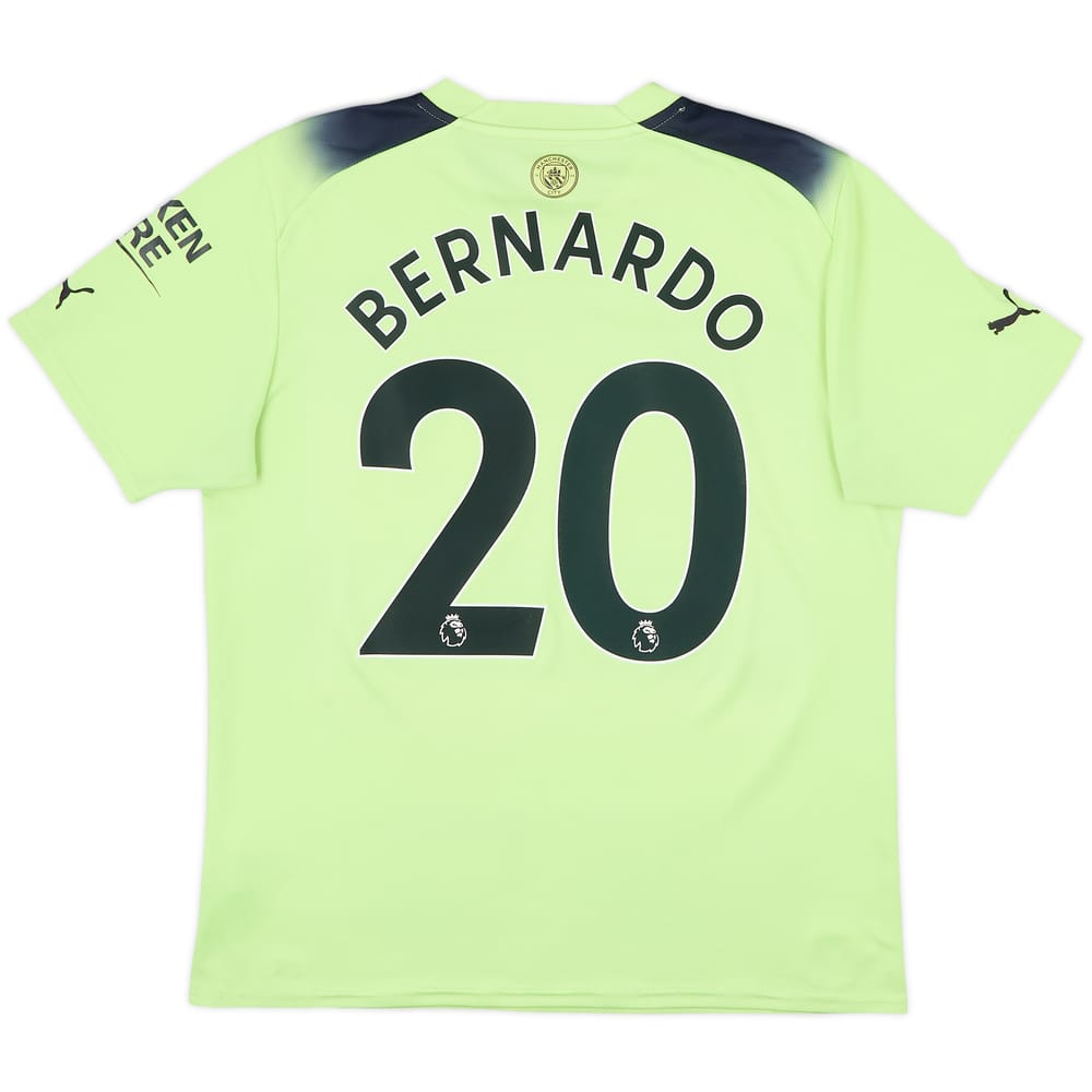 2022-23 Manchester City Third Shirt Bernardo #20 - 7/10 - (L)