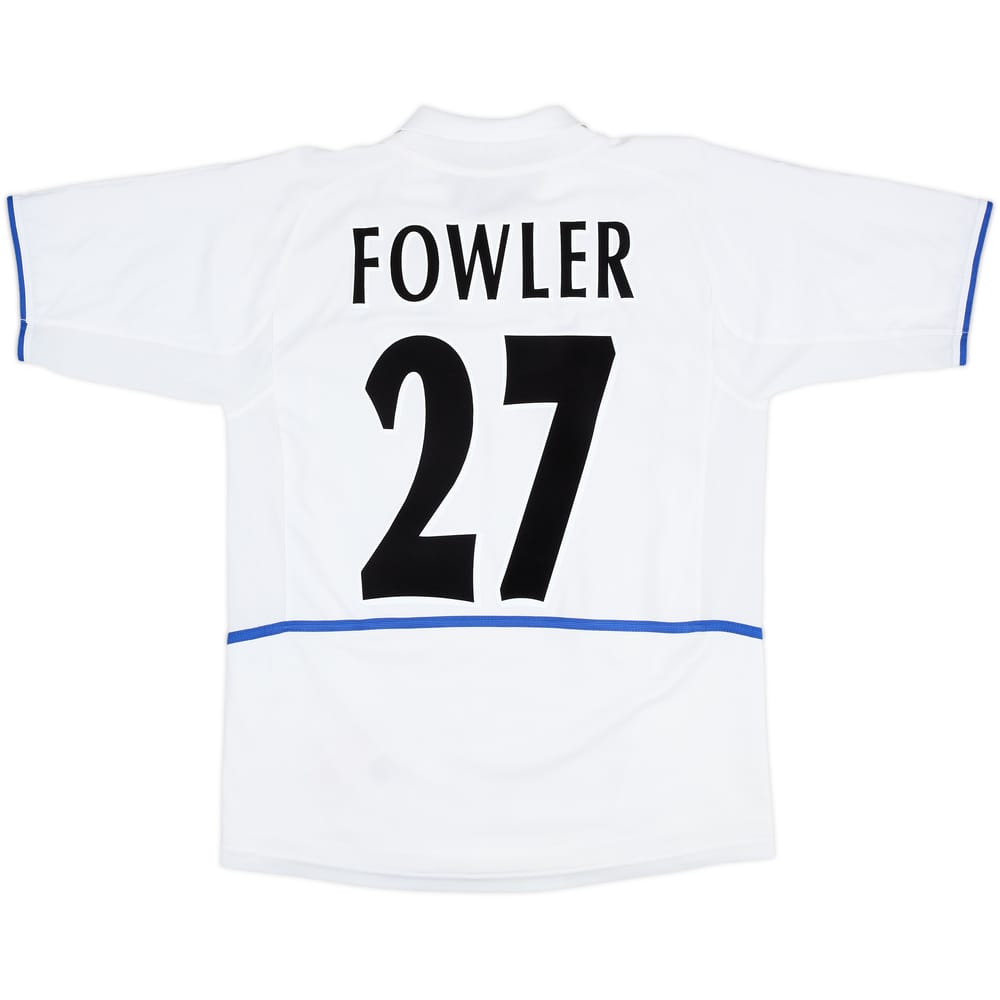 2002-03 Leeds United Home Shirt Fowler #27 - 8/10 - (13-15 Years)