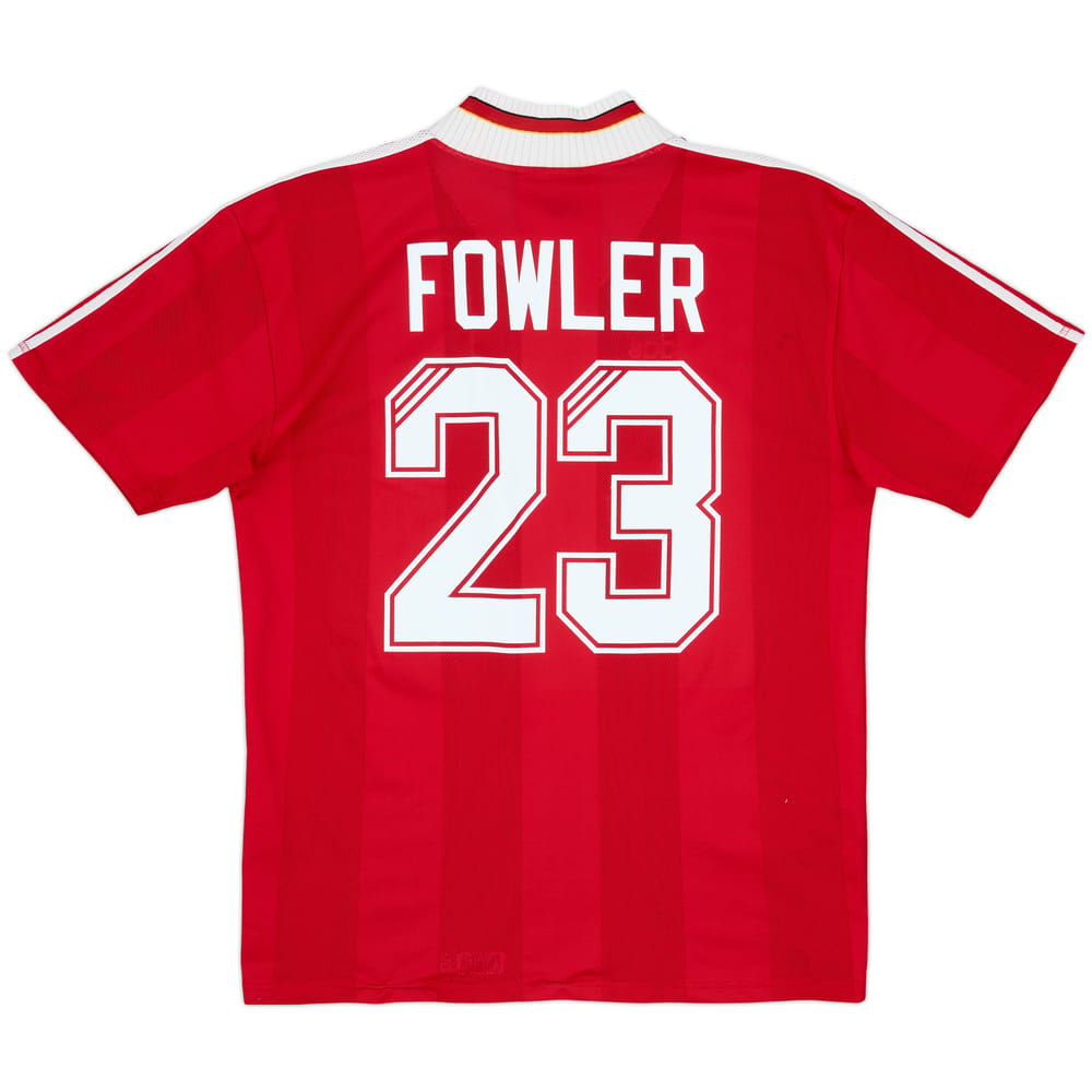 1995-96 Liverpool Home Shirt Fowler #23 - 6/10 - (XL)